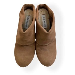 Steve Madden Tan Ankle Booties - Reposh